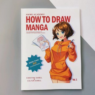 Підручник з малювання манга для початківців Anime Academy! How to draw manga.